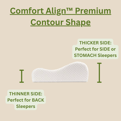 Comfort Align™️ - Premium Contour Ergonomic Memory Foam Pillow