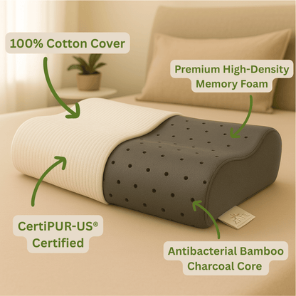 Comfort Align™️ - Premium Contour Ergonomic Memory Foam Pillow