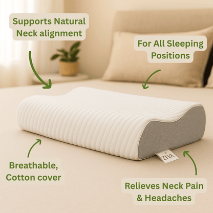Comfort Align™️ - Premium Contour Ergonomic Memory Foam Pillow